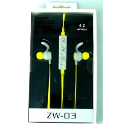 Geeko Wireless Bluetooth Earphones Yellow