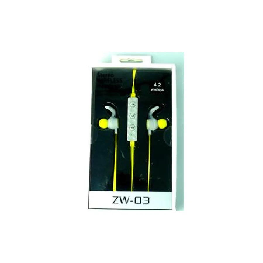 Geeko Wireless Bluetooth Earphones Yellow